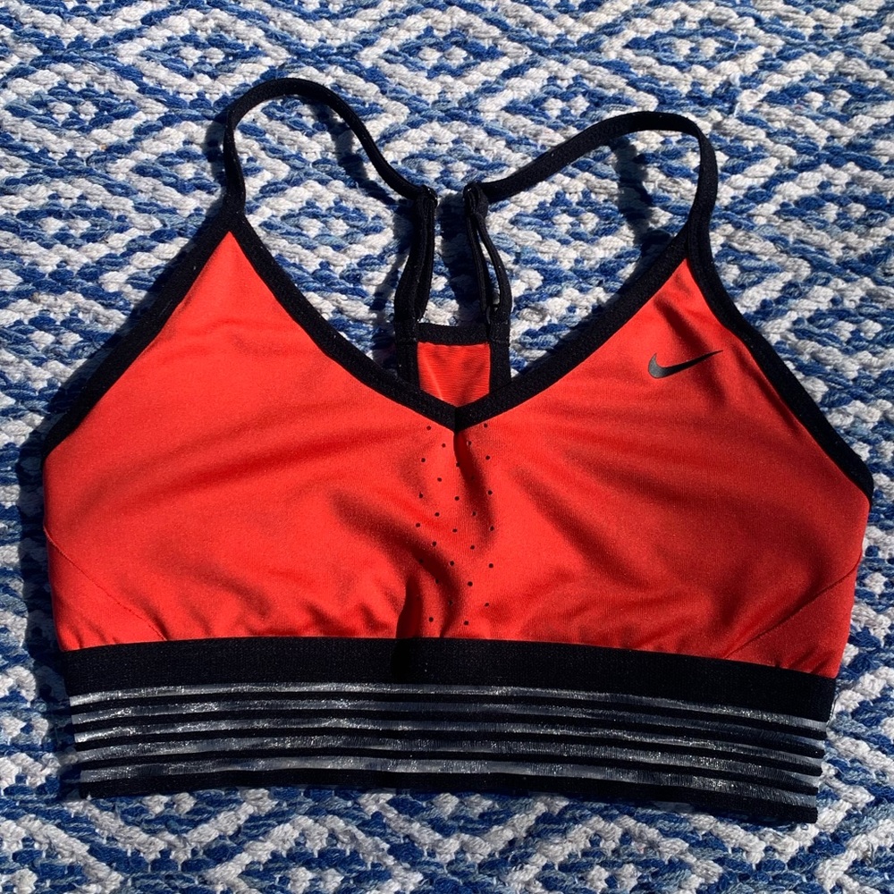 Red Nike Sports Bra